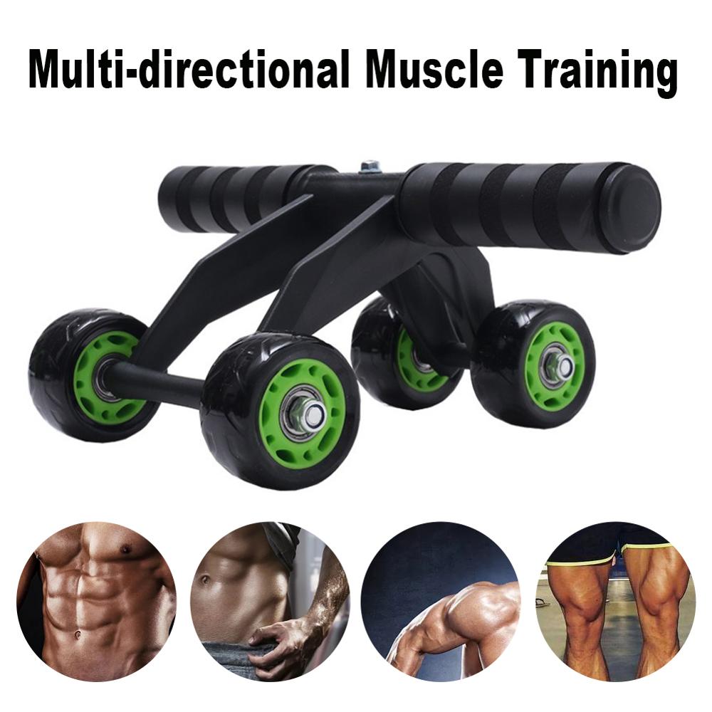 Four-Wheel Ab Roller – Home Abdominal & Core Workout Equipment