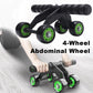 Four-Wheel Ab Roller – Home Abdominal & Core Workout Equipment