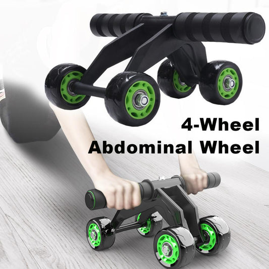 Four-Wheel Ab Roller – Home Abdominal & Core Workout Equipment