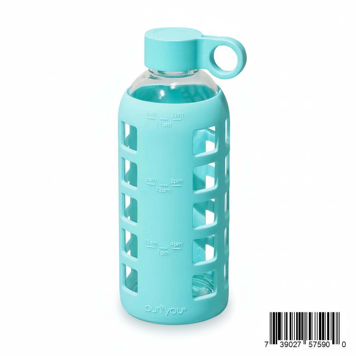 purifyou Glass Water Bottles – Reusable Leak-Resistant Hydration Bottles