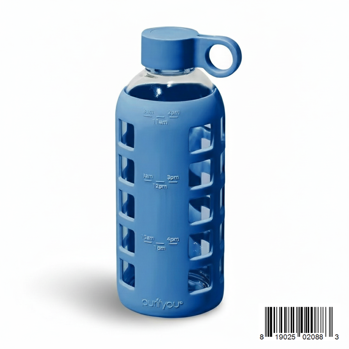 purifyou Glass Water Bottles – Reusable Leak-Resistant Hydration Bottles