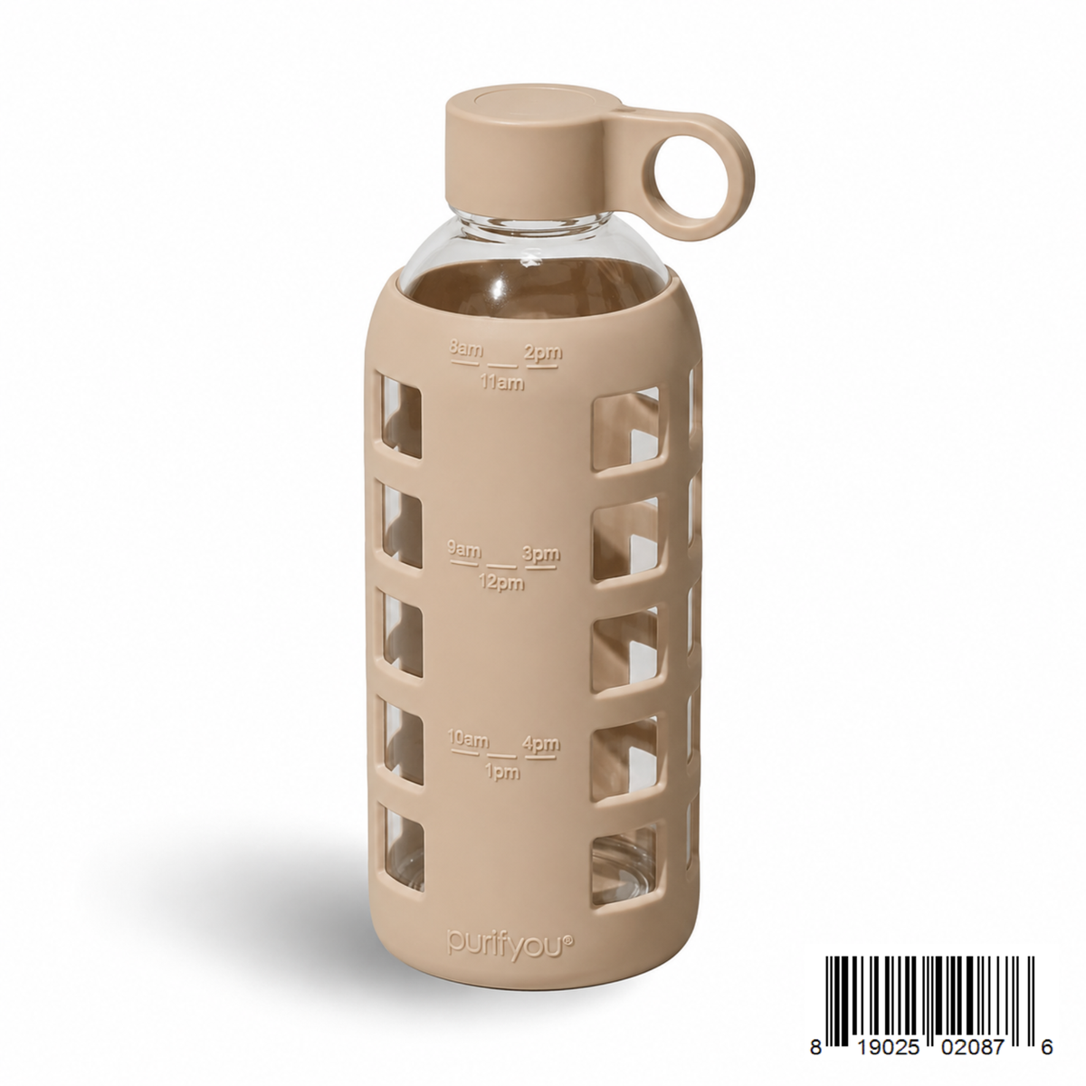 purifyou Glass Water Bottles – Reusable Leak-Resistant Hydration Bottles
