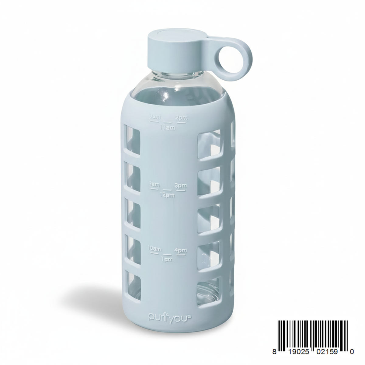 purifyou Glass Water Bottles – Reusable Leak-Resistant Hydration Bottles