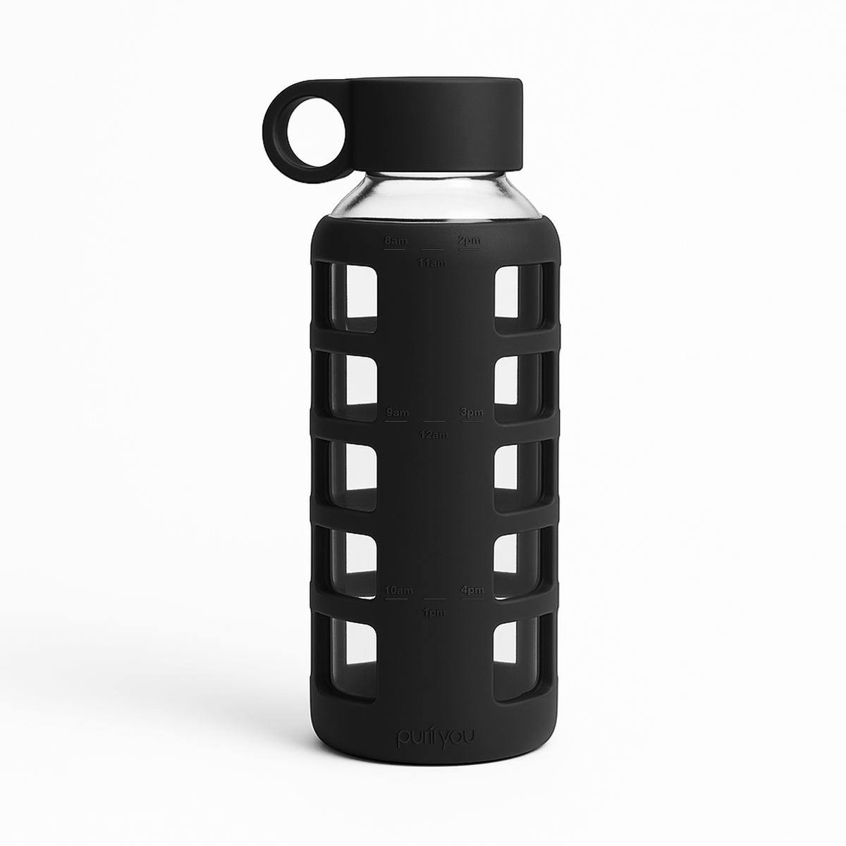 purifyou Glass Water Bottles – Reusable Leak-Resistant Hydration Bottles