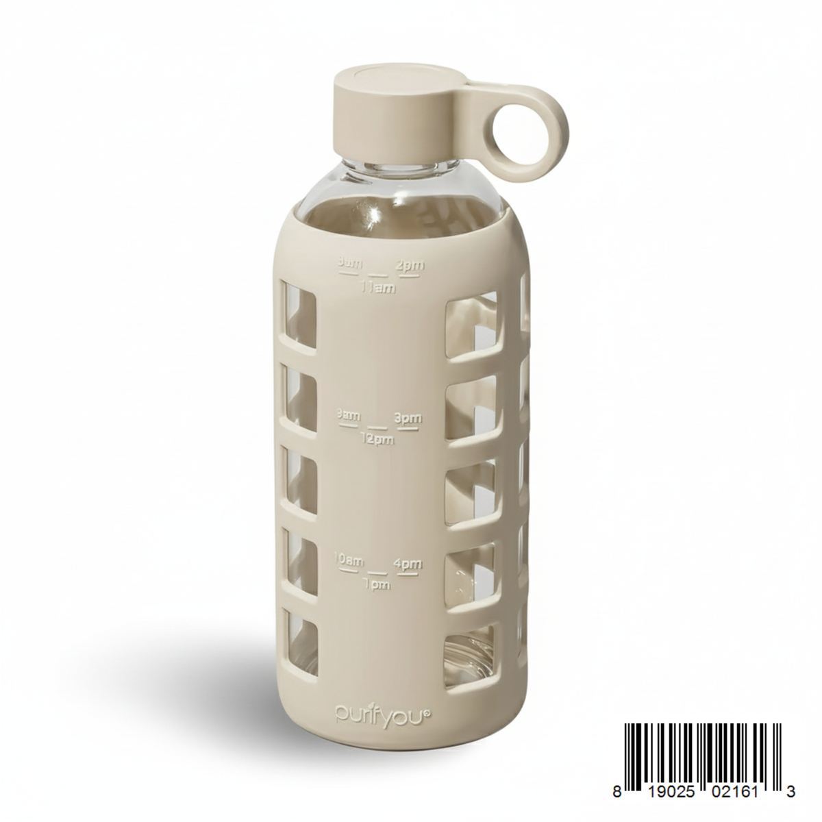 purifyou Glass Water Bottles – Reusable Leak-Resistant Hydration Bottles