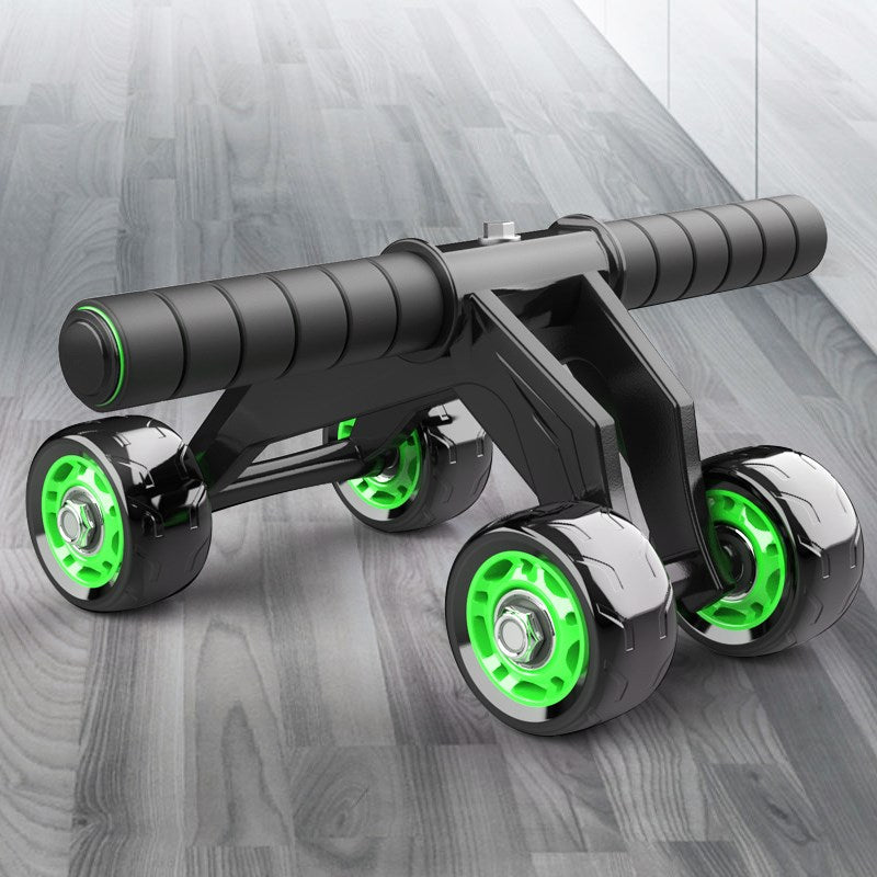Four-Wheel Ab Roller – Home Abdominal & Core Workout Equipment