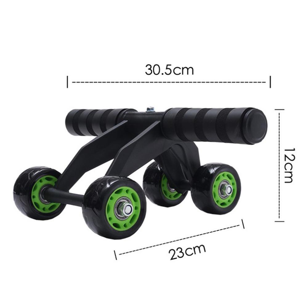 Four-Wheel Ab Roller – Home Abdominal & Core Workout Equipment