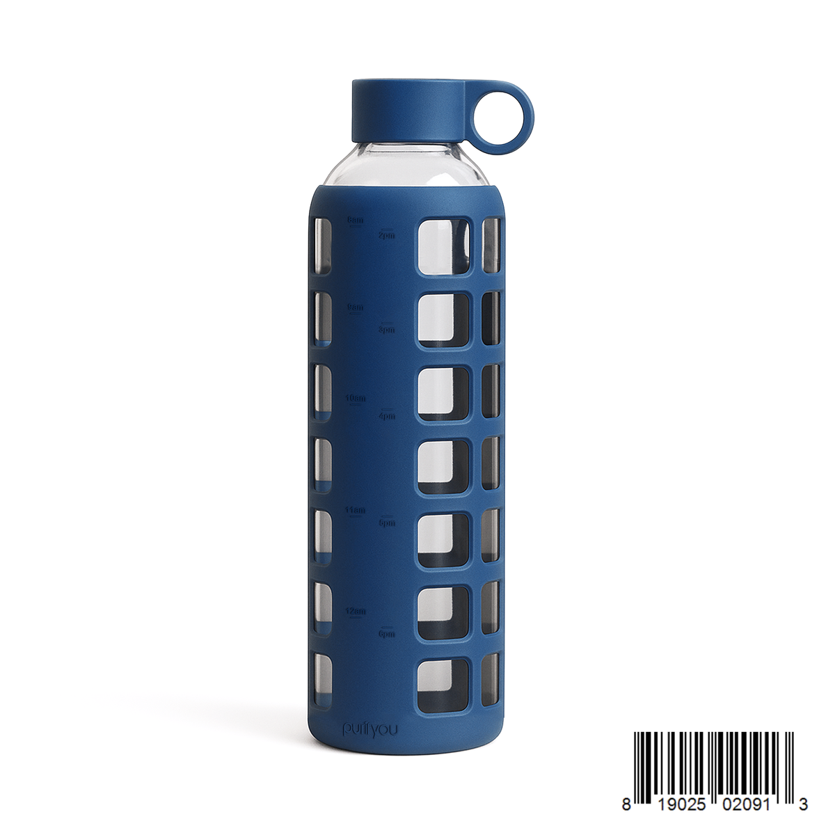 purifyou Glass Water Bottles – Reusable Leak-Resistant Hydration Bottles