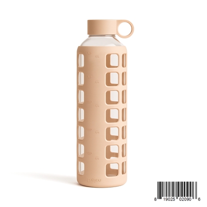 purifyou Glass Water Bottles – Reusable Leak-Resistant Hydration Bottles