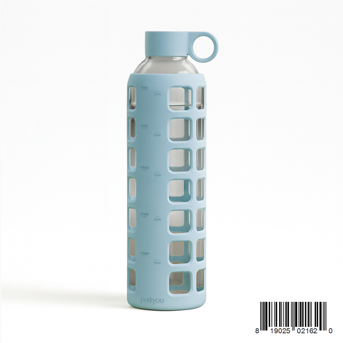 purifyou Glass Water Bottles – Reusable Leak-Resistant Hydration Bottles
