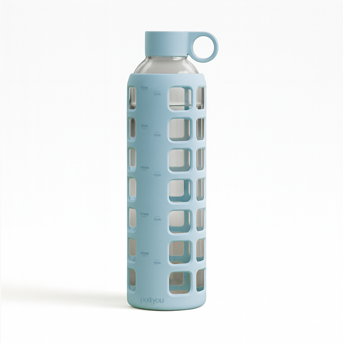 purifyou Glass Water Bottles – Reusable Leak-Resistant Hydration Bottles