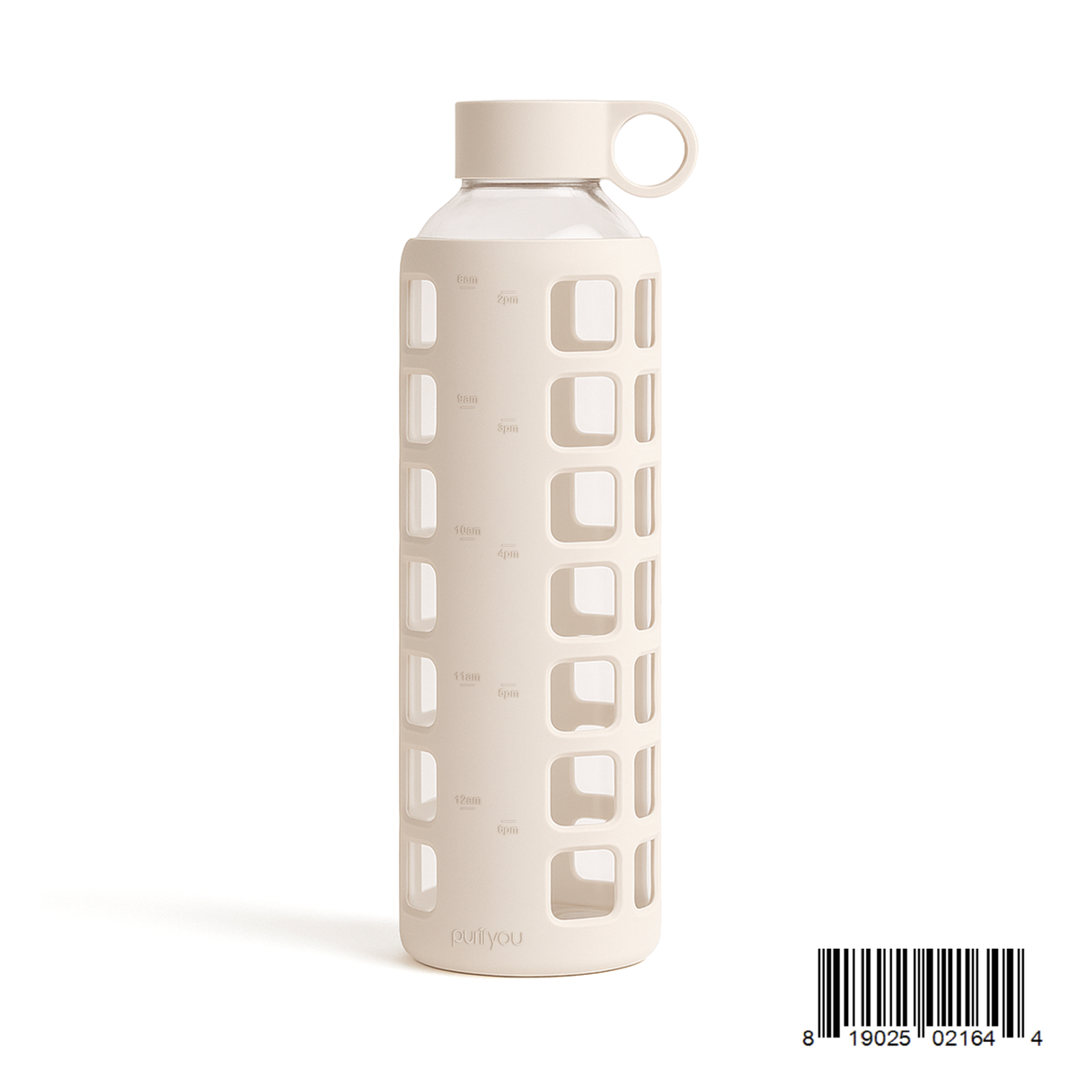 purifyou Glass Water Bottles – Reusable Leak-Resistant Hydration Bottles