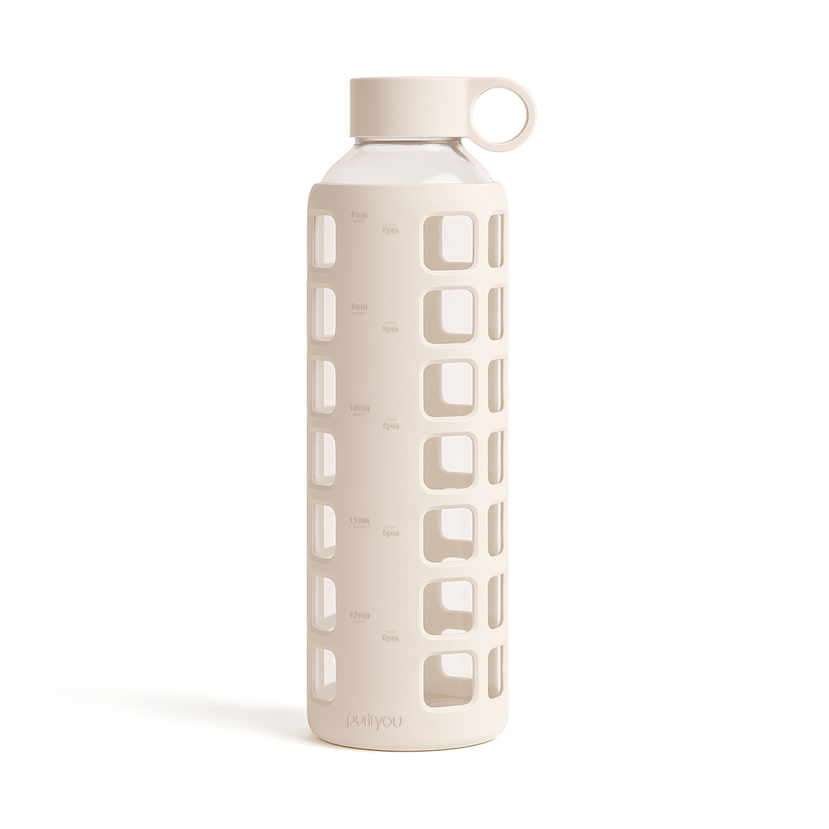 purifyou Glass Water Bottles – Reusable Leak-Resistant Hydration Bottles