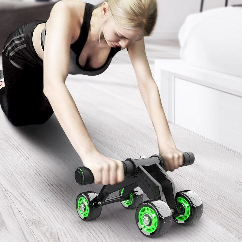Four-Wheel Ab Roller – Home Abdominal & Core Workout Equipment