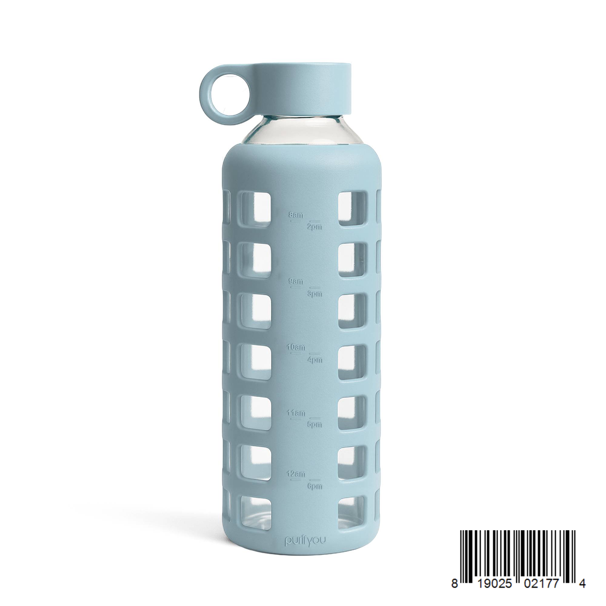 purifyou Glass Water Bottles – Reusable Leak-Resistant Hydration Bottles