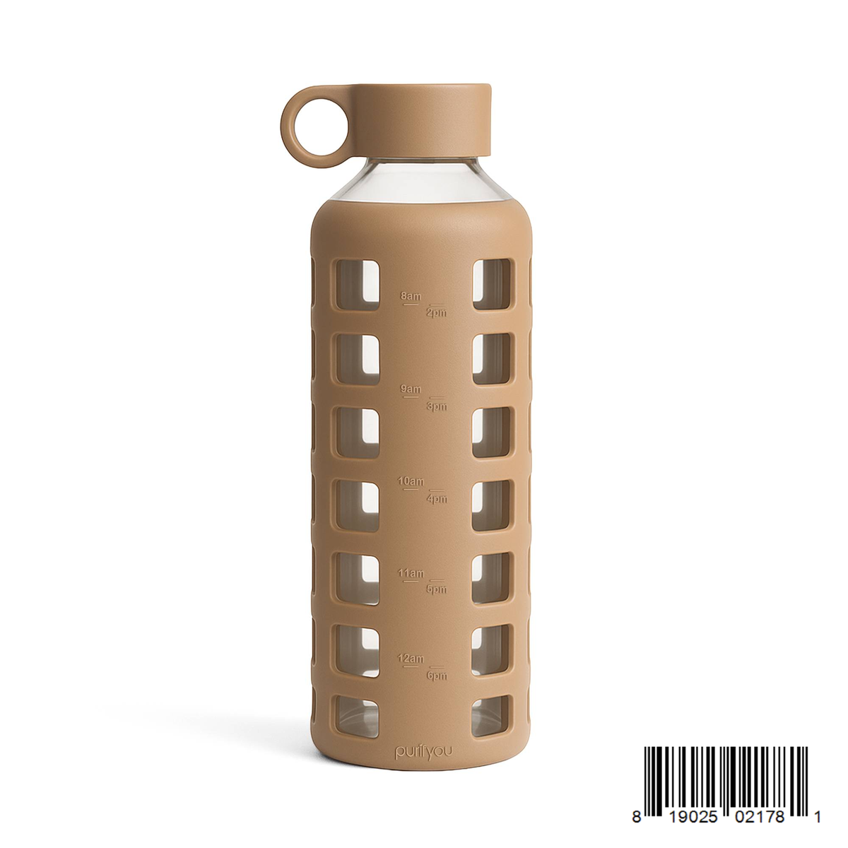 purifyou Glass Water Bottles – Reusable Leak-Resistant Hydration Bottles
