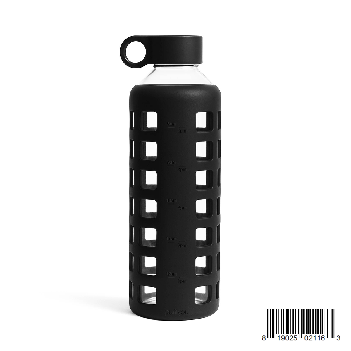 purifyou Glass Water Bottles – Reusable Leak-Resistant Hydration Bottles
