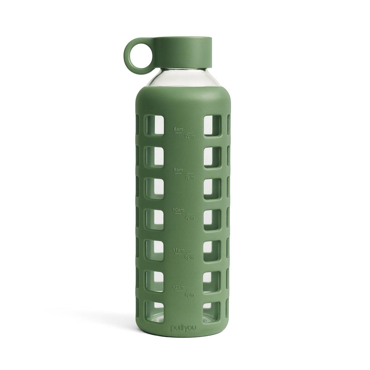 purifyou Glass Water Bottles – Reusable Leak-Resistant Hydration Bottles
