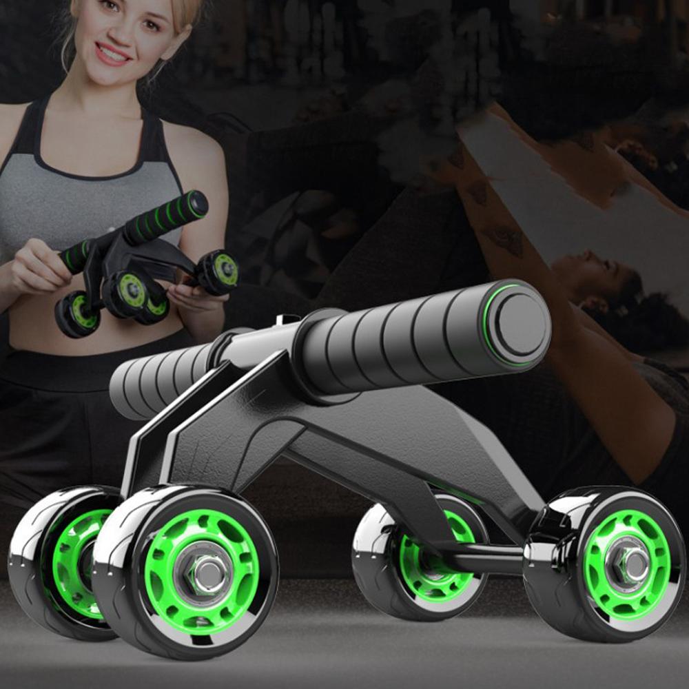 Four-Wheel Ab Roller – Home Abdominal & Core Workout Equipment