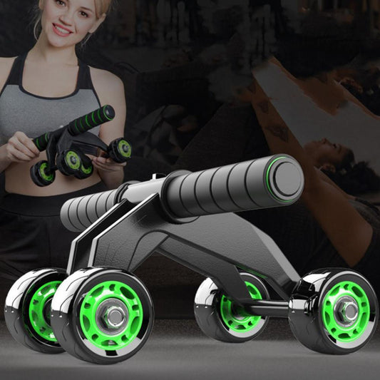 Four-Wheel Ab Roller – Home Abdominal & Core Workout Equipment