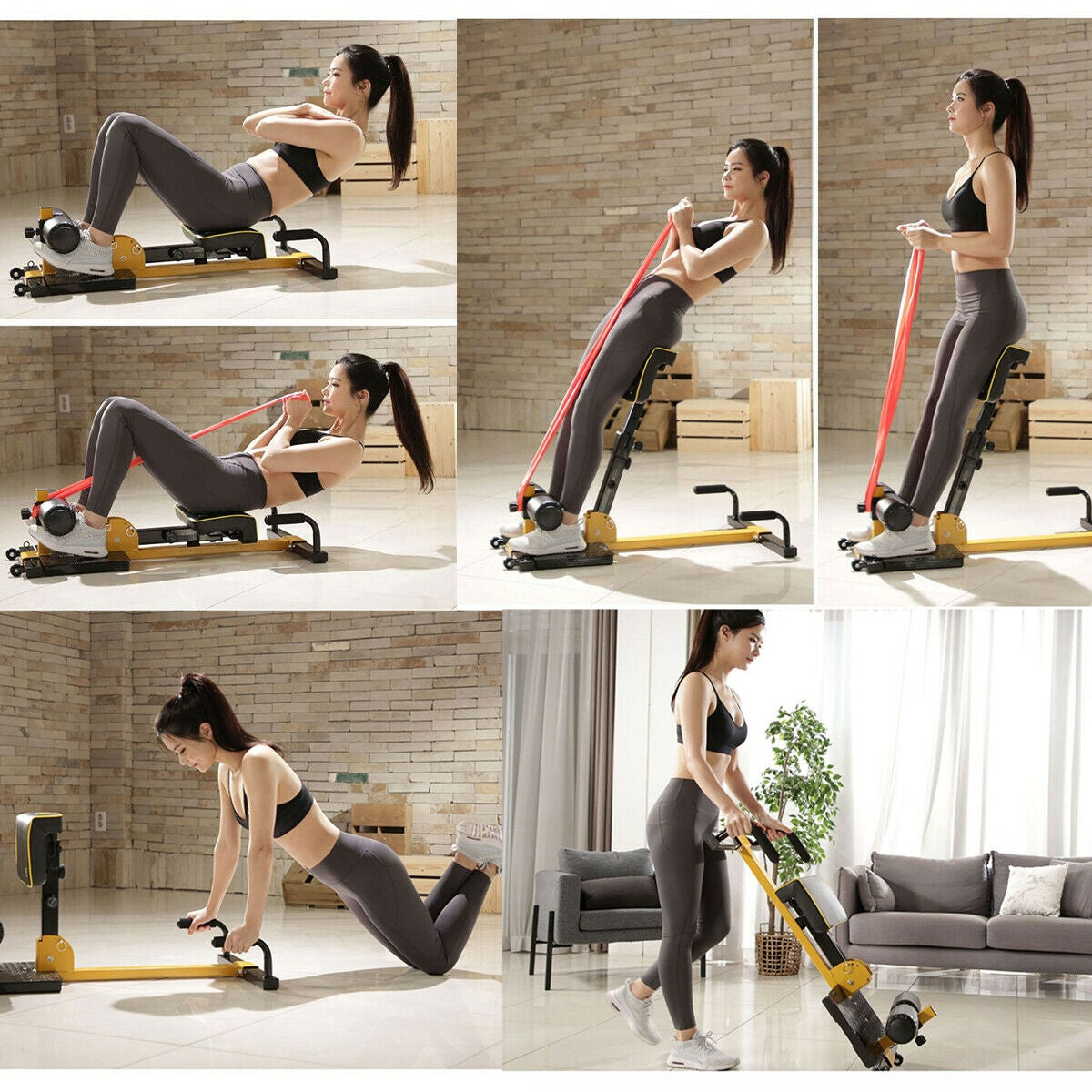 8-in-1 Multifunctional Home Gym Squat Trainer