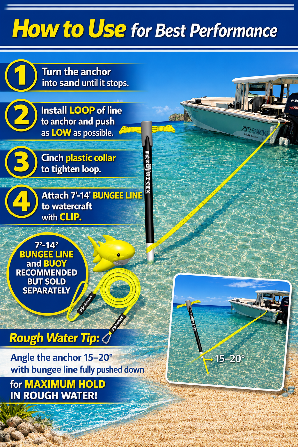 Sport Anchor – Secure Anchor for Outdoor & Sports Equipment