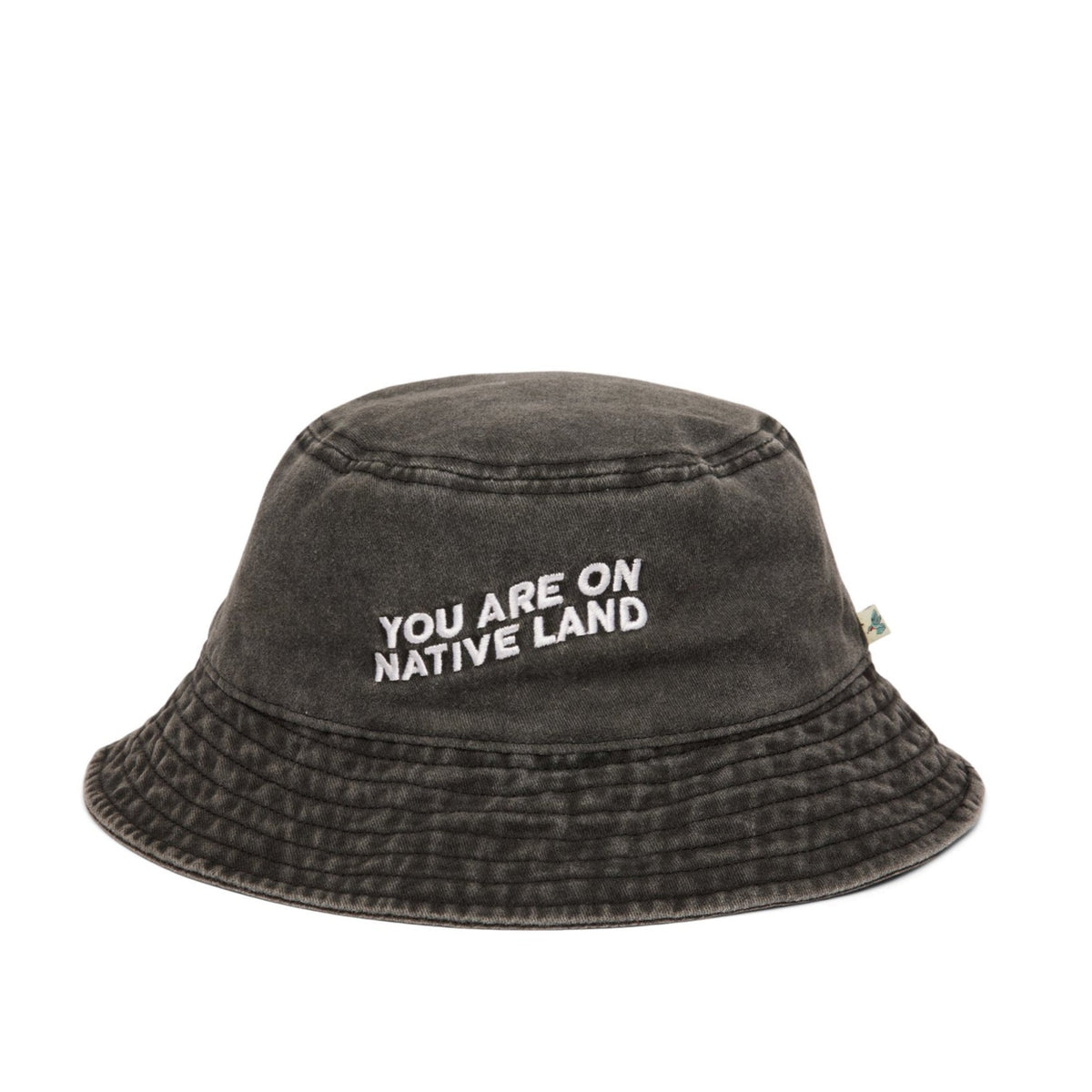 'YOU ARE ON NATIVE LAND' BUCKET HAT