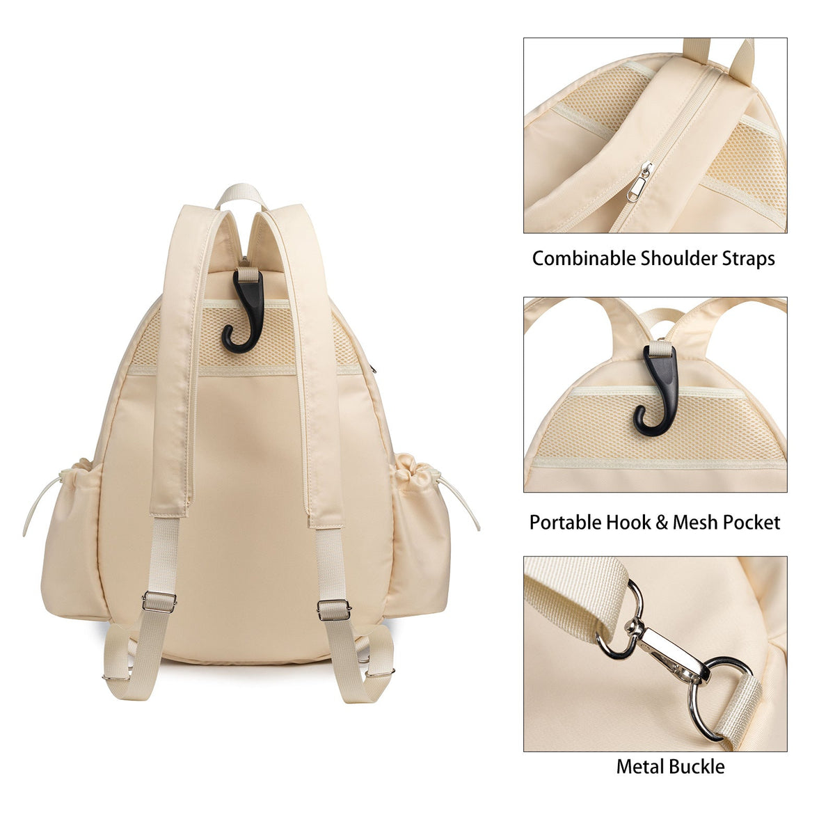 Multifunctional Tennis Racket Bag – Lightweight Waterproof Crossbody Backpack