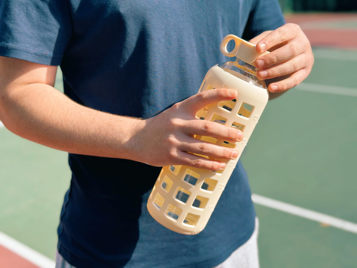 purifyou Glass Water Bottles – Reusable Leak-Resistant Hydration Bottles