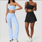 Women's Tracksuit Push-Up Workout Sportswear Tights Short Activewear