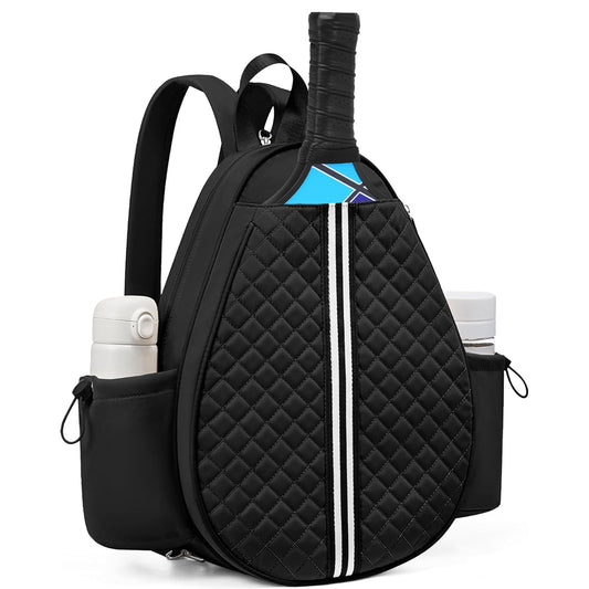 Pickleball Sling Bag – Waterproof Tennis & Badminton Backpack with Wet Pocket