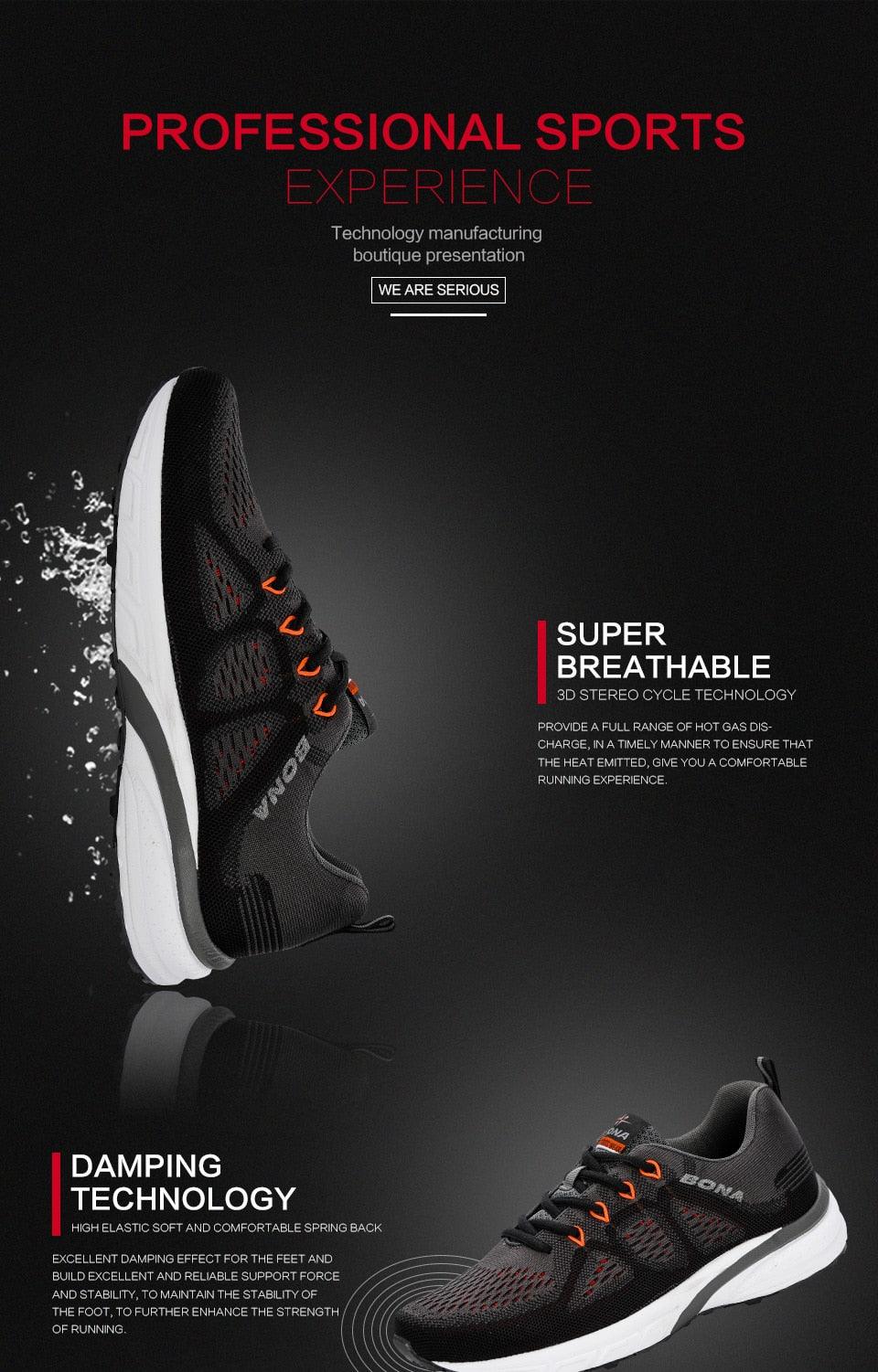 Men’s Lightweight Mesh Running Sneakers