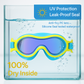 Kids Swim Goggles with Anti-Fog and UV Protection