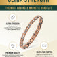 Women’s Ultra Strength Pure Copper Magnetic Bracelet (Crystal XO)