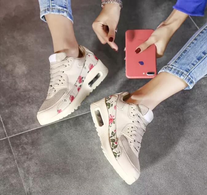 Women’s Red Platform Sneakers