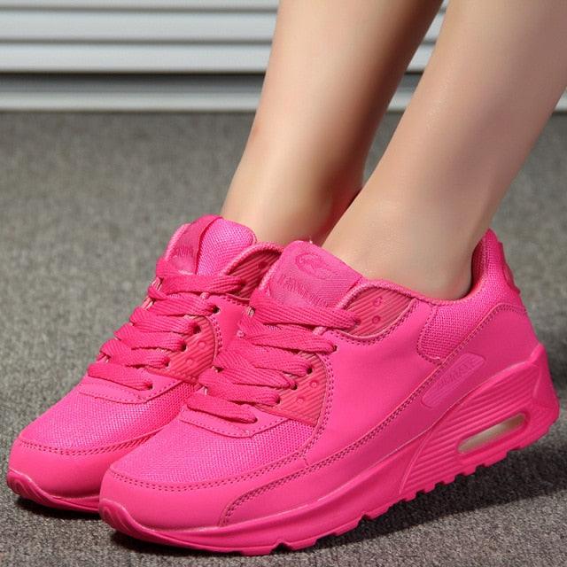 Women’s Red Platform Sneakers