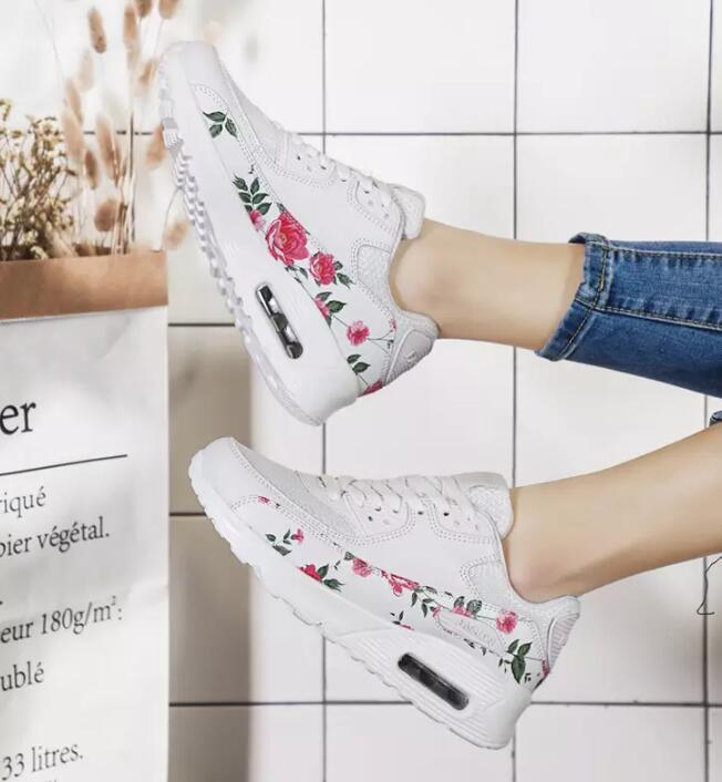 Women’s Red Platform Sneakers