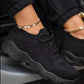 Women’s Red Platform Mesh Sneakers