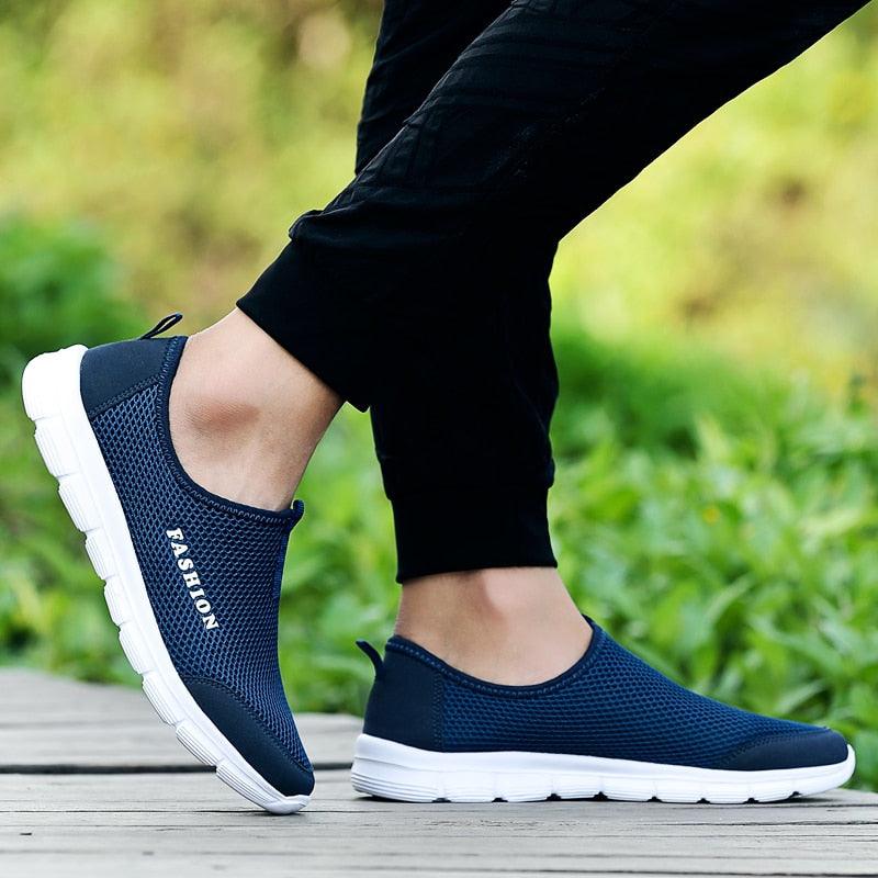 Short Product Title: Men’s Ultra-Lightweight Mesh Running Shoes