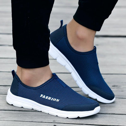 Short Product Title: Men’s Ultra-Lightweight Mesh Running Shoes